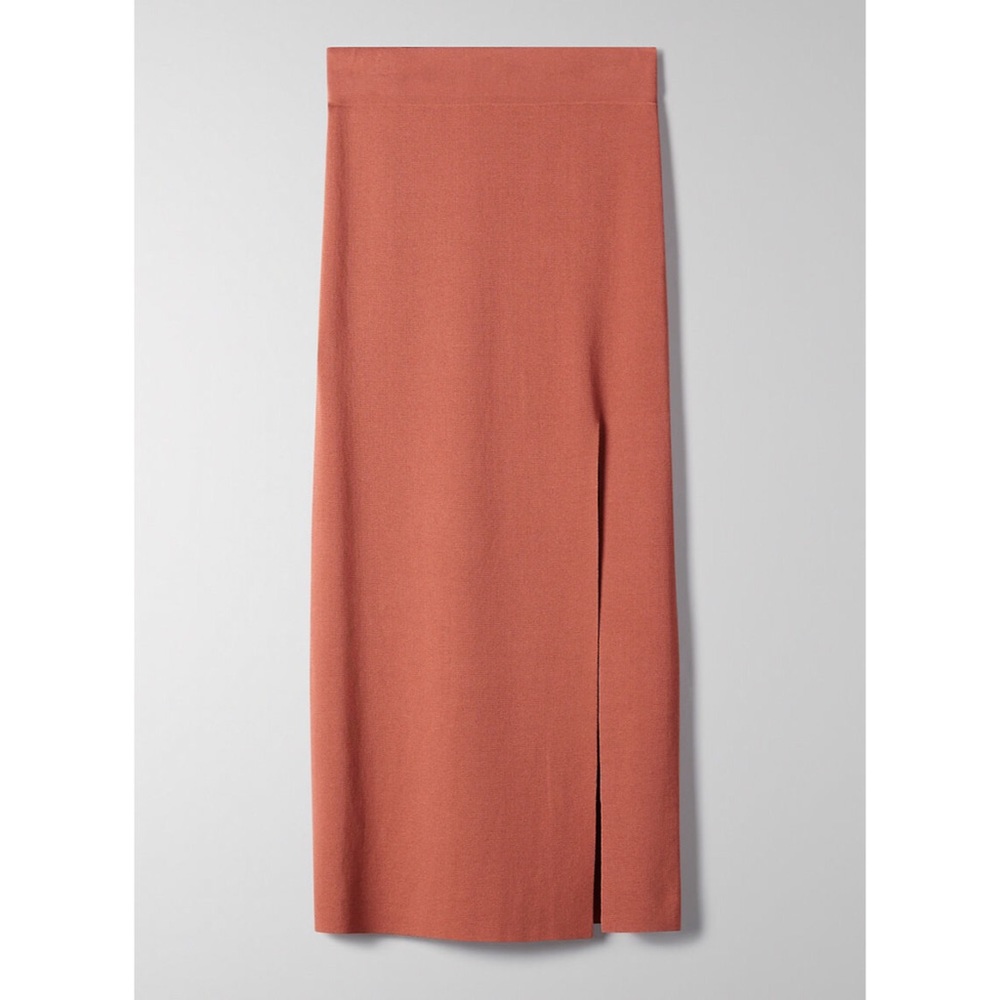 Aritzia Wilfred knit slit skirt